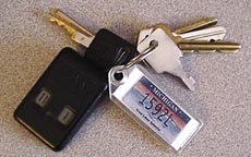 Keys with Lost Key Locator Tag